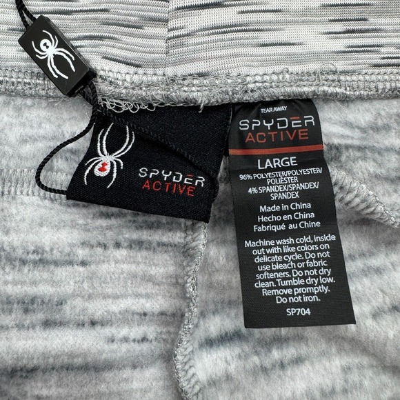 NWT Spyder Active Jogger Sweatpants L Large Womens Gray Gym Workout Ladies $68 - Picture 9 of 12